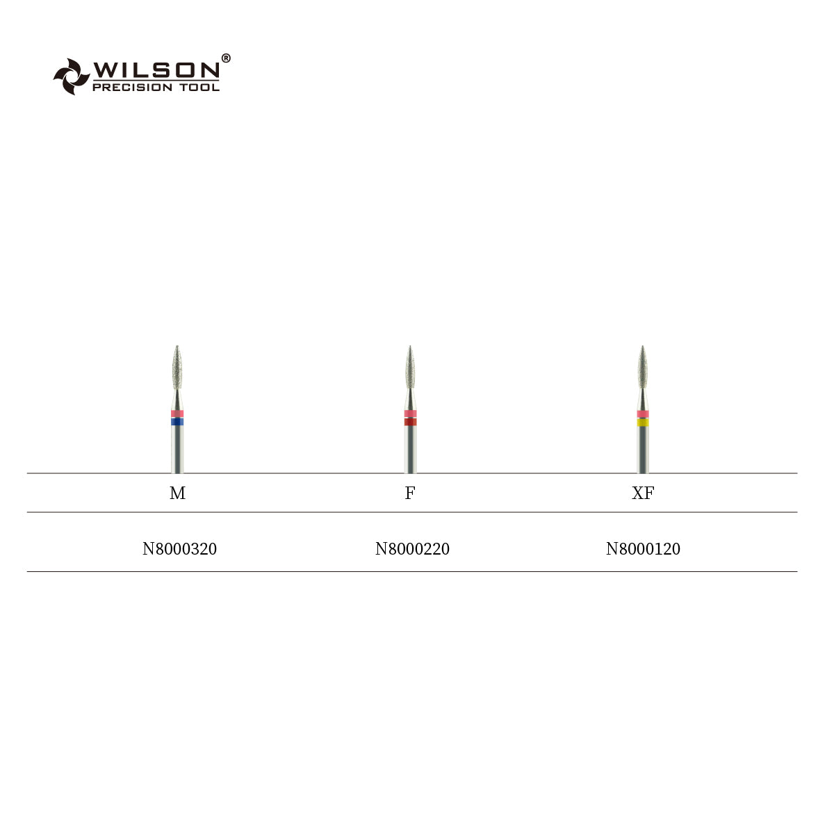 3/32" Natural Diamond Carbide Flame Bit nail bits