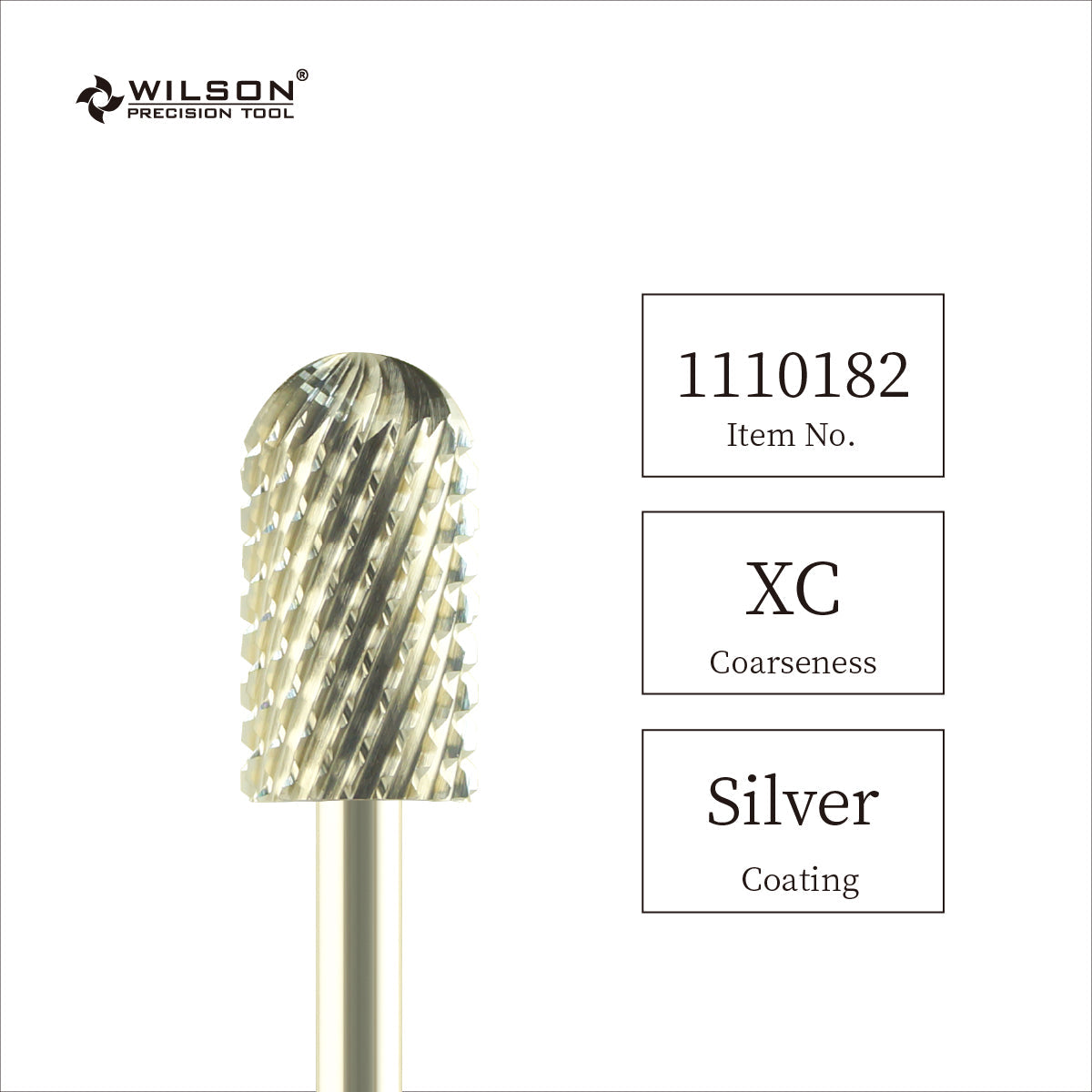 3/32"-large rounded top silver-carbide bits-WILSON nail bits