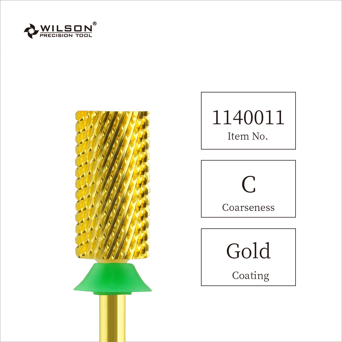 3/32"-large barrel bits - carbide bits-gold-WILSON nail bits