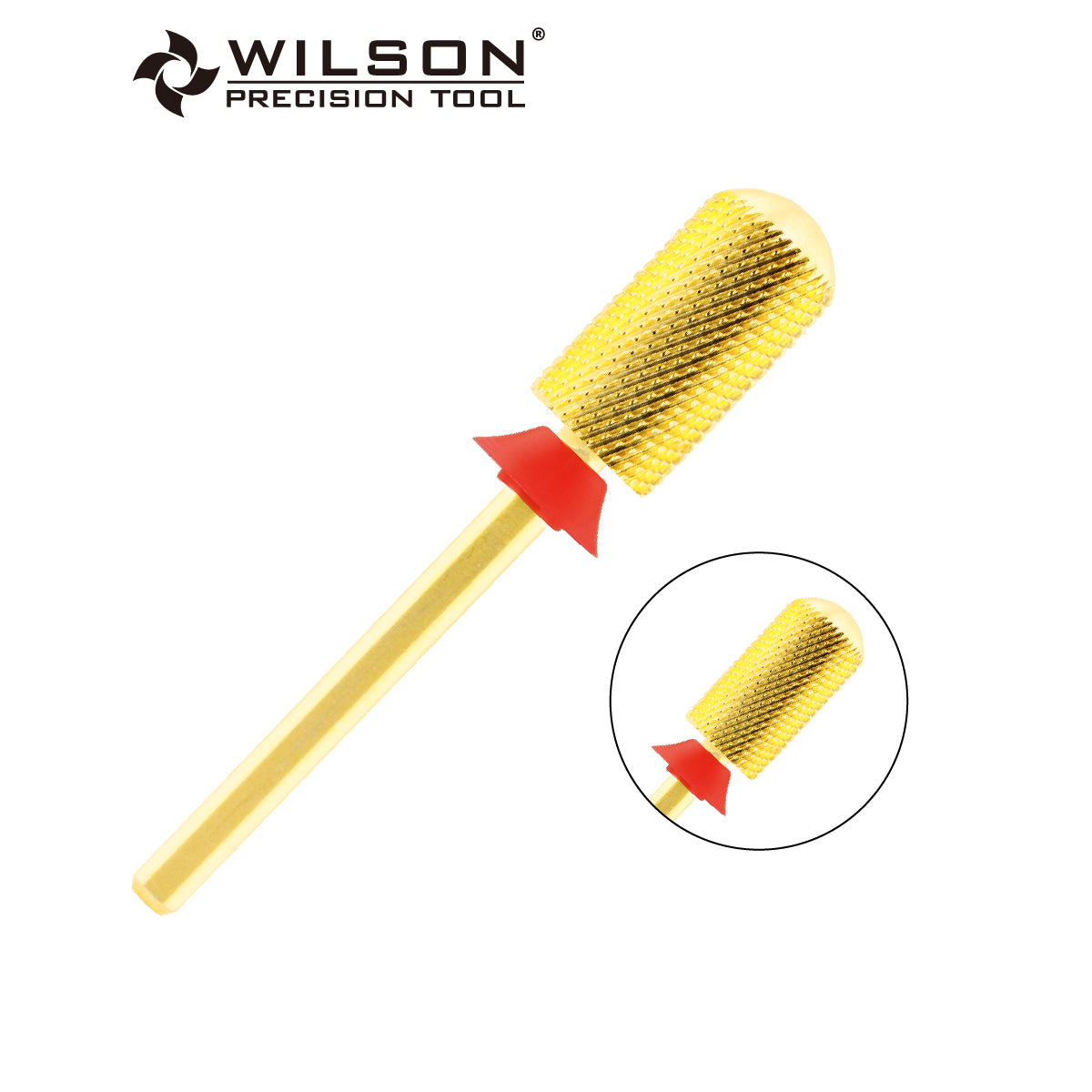 3/32"-large smooth top-gold-carbide bits-WILSON nail bits