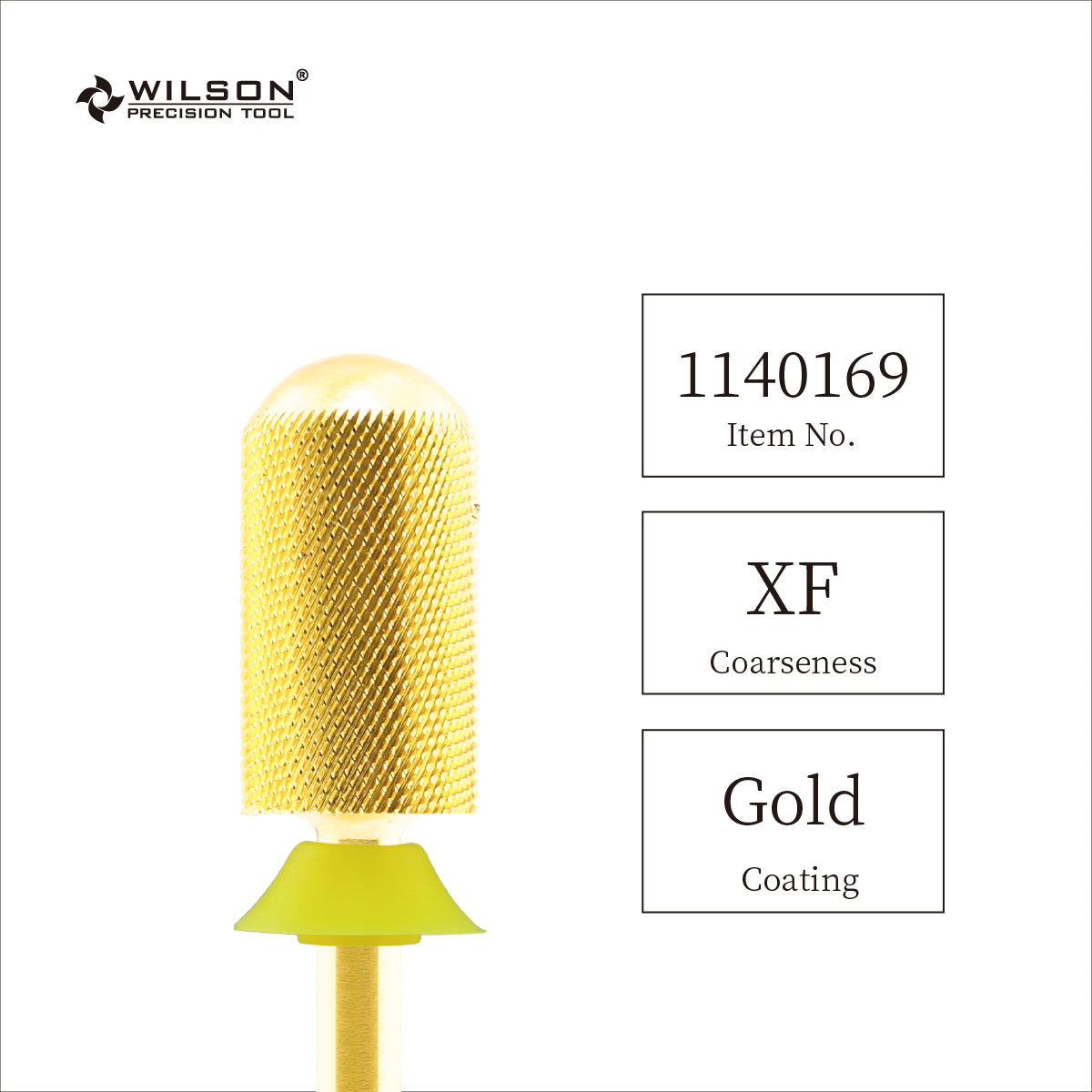 3/32"-large smooth top-gold-carbide bits-WILSON nail bits