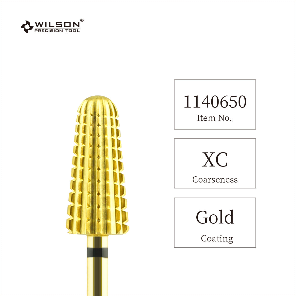 3/32"-volcano bit 2 way- gold-carbide bits-WILSON nail bits