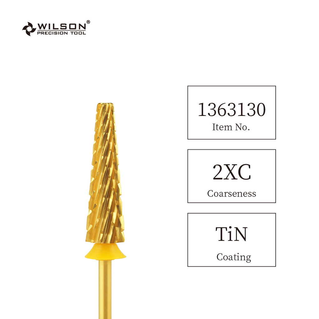 24mm Super Long 5 in 1 Nail Drill Bits, Cross Tapered Carbide Bit, 3/32" Two-way