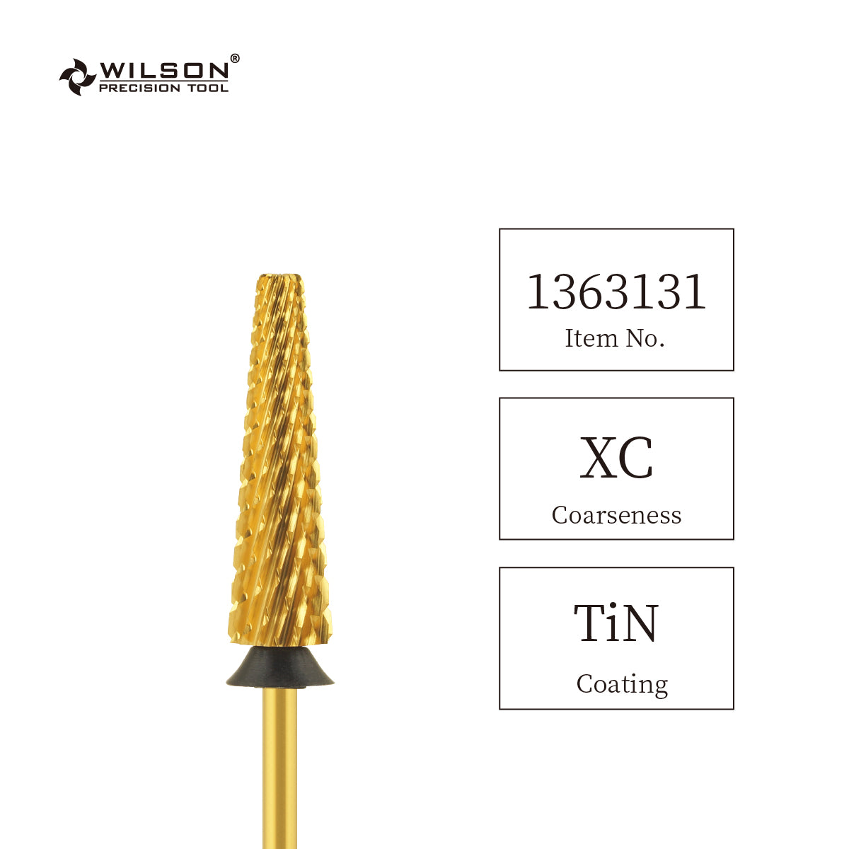 24mm Super Long 5 in 1 Nail Drill Bits, Cross Tapered Carbide Bit, 3/32" Two-way