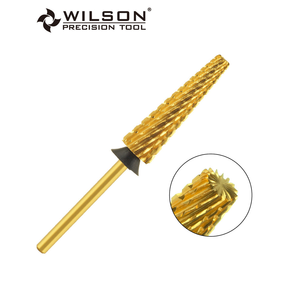 24mm Super Long 5 in 1 Nail Drill Bits, Cross Tapered Carbide Bit, 3/32" Two-way