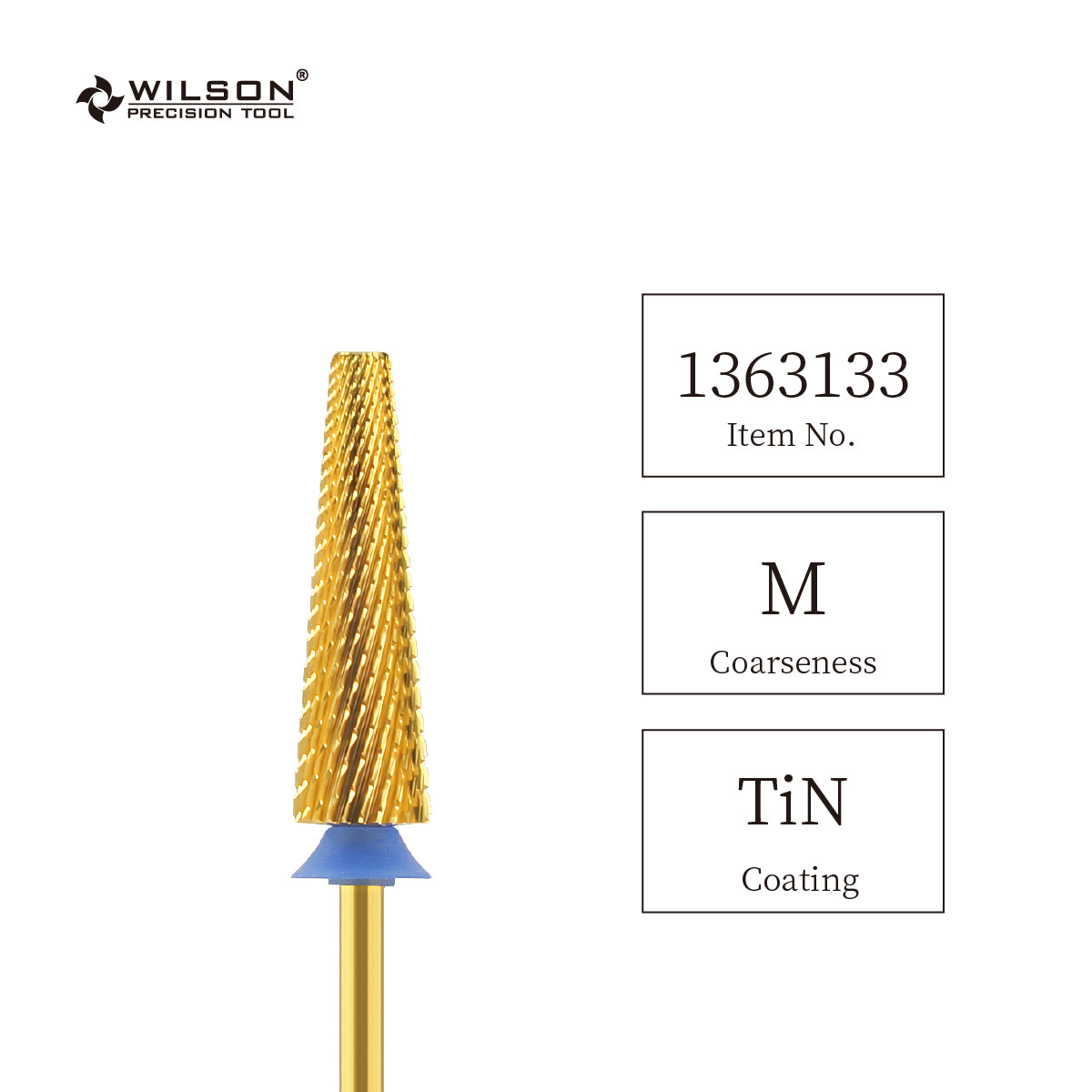 24mm Super Long 5 in 1 Nail Drill Bits, Cross Tapered Carbide Bit, 3/32" Two-way