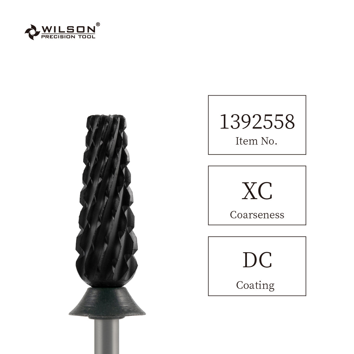 6 in 1 Tapered Barrel Nail Drill Bits,DC diamond coating, 3/32'' Safety Tungsten Carbide Bits