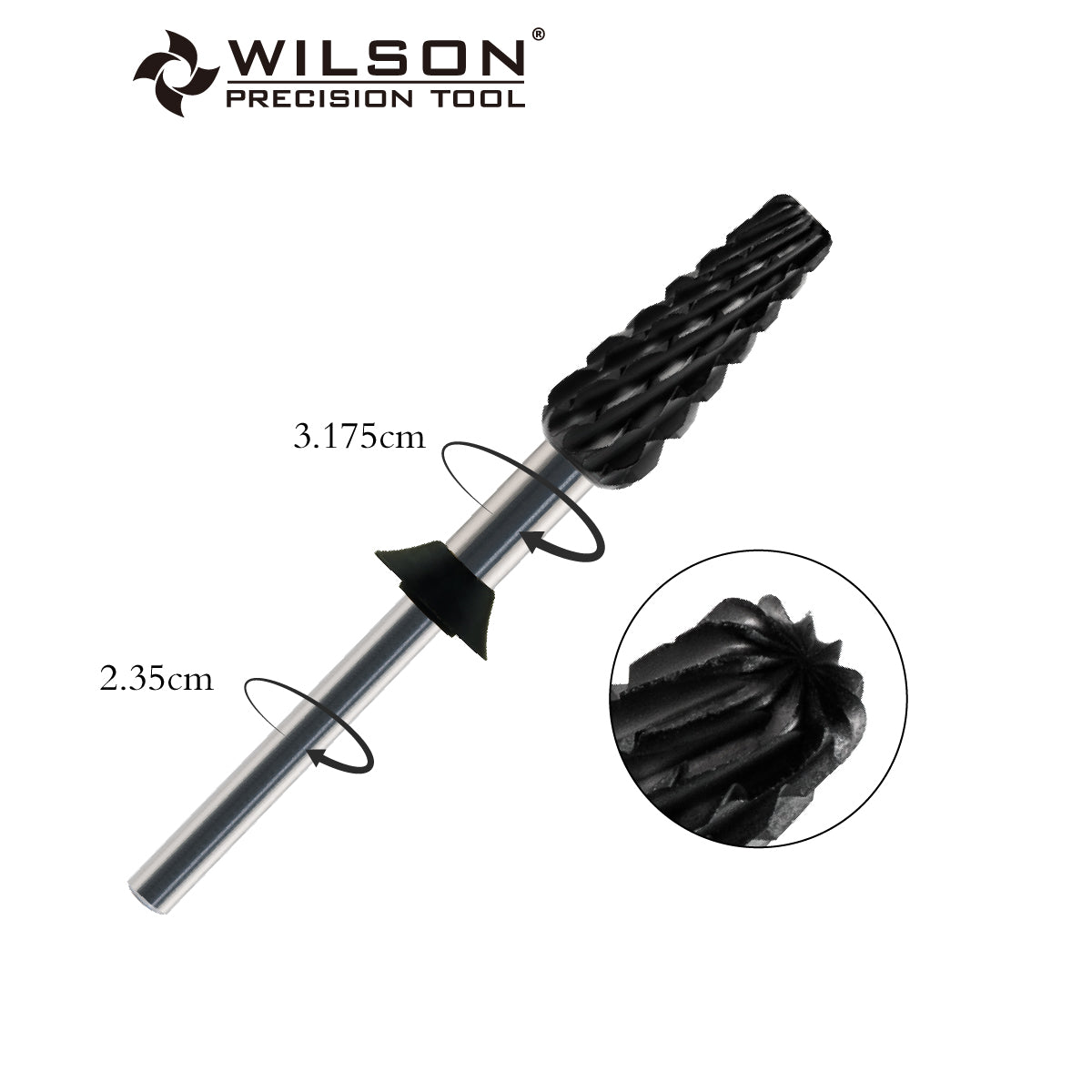 7 in 1 Tapered Barrel Nail Drill Bits, DC Diamond coating 3/32'' Safety Tungsten Carbide Bits