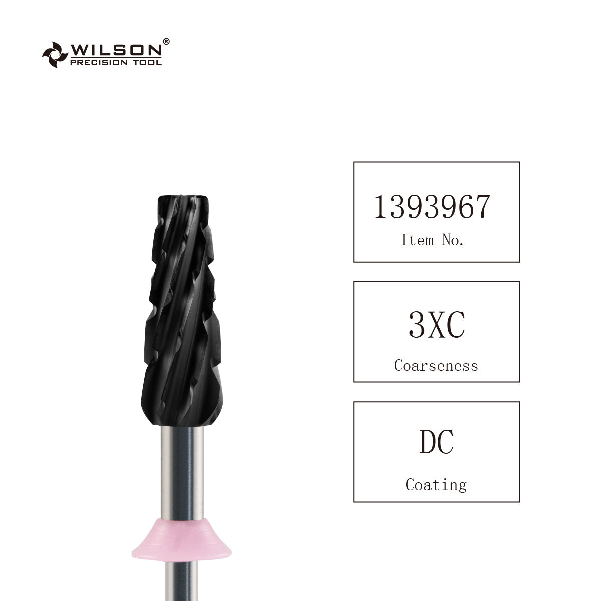 7 in 1 Tapered Barrel Nail Drill Bits, DC Diamond coating 3/32'' Safety Tungsten Carbide Bits