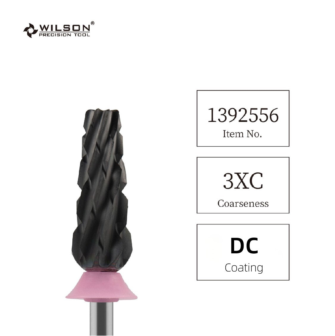 6 in 1 Tapered Barrel Nail Drill Bits,DC diamond coating, 3/32'' Safety Tungsten Carbide Bits