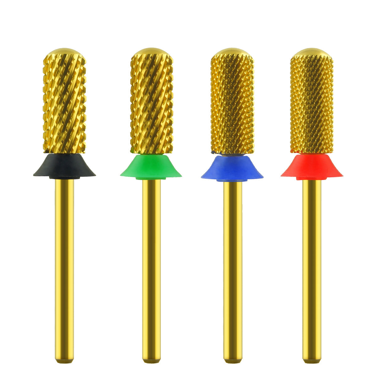 3/32" 5.35mm Flat Top Small Barrel Gold Bit nail dril bits (2XC - F)