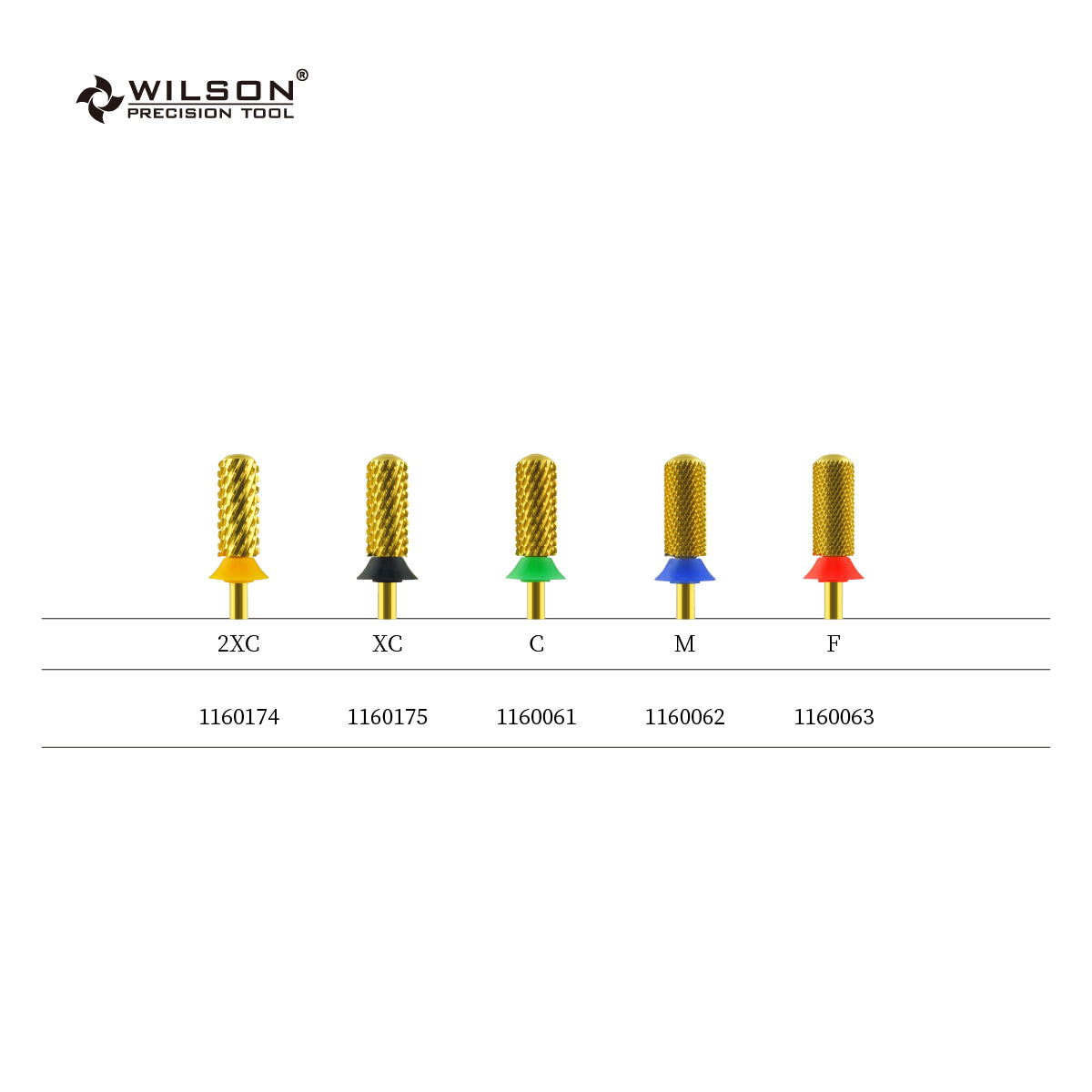 3/32" 5.35mm Flat Top Small Barrel Gold Bit nail dril bits (2XC - F)