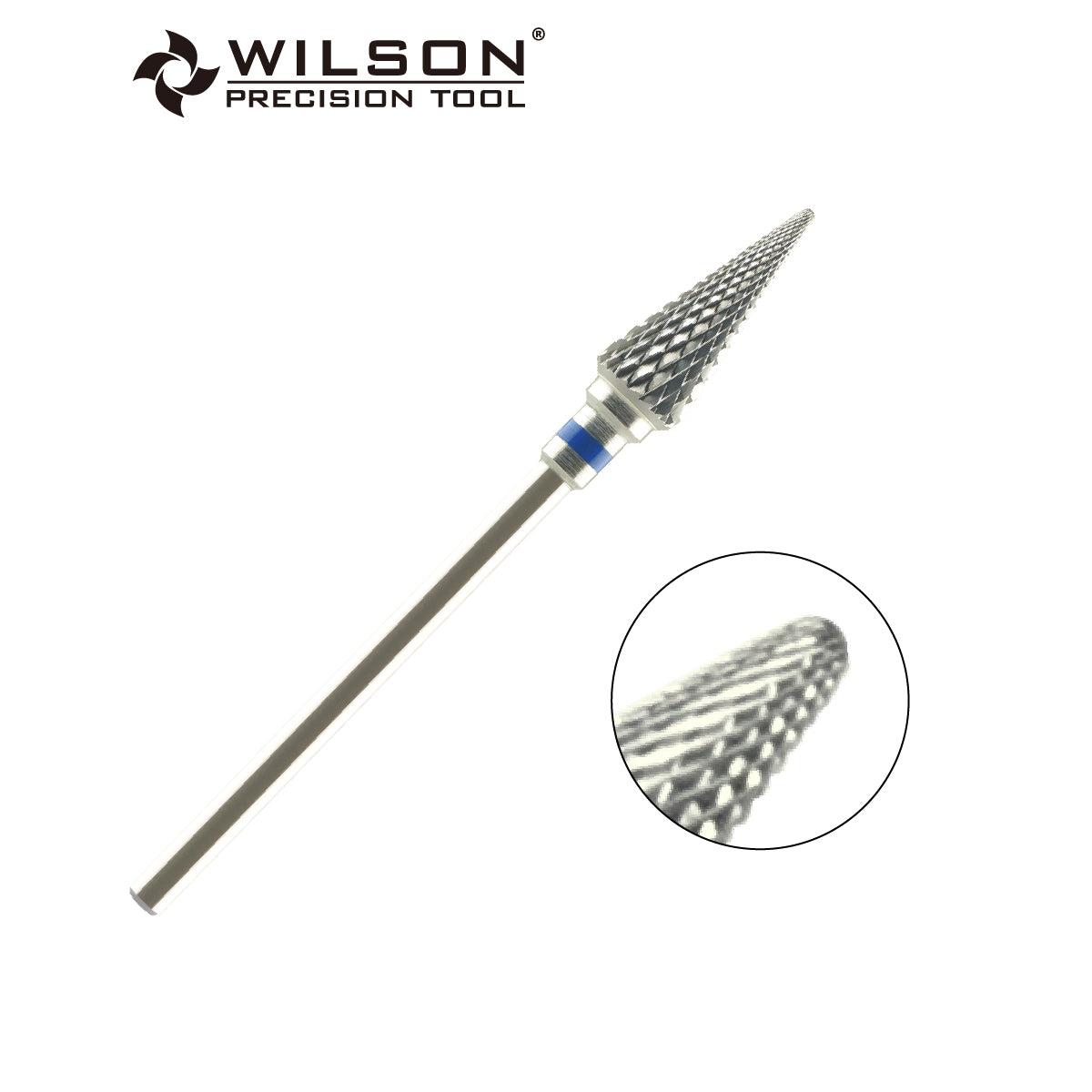 5000344 Professional Tapered Nib Nail Drill Bit, 3/32'' Carbide Tungsten Multi-function Bit