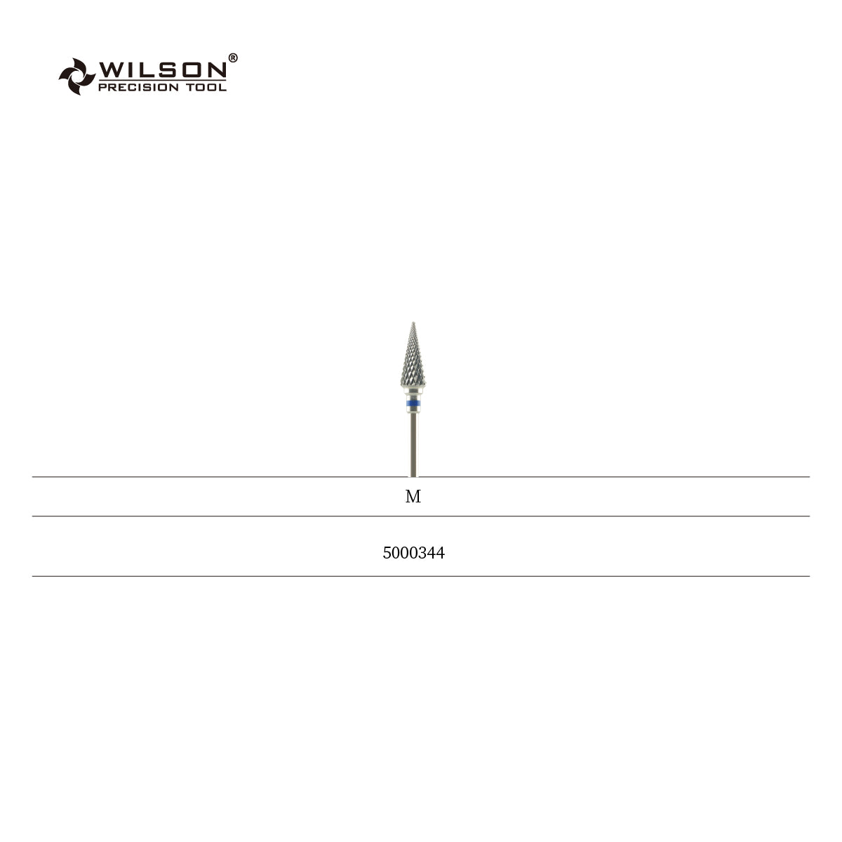 5000344 Professional Tapered Nib Nail Drill Bit, 3/32'' Carbide Tungsten Multi-function Bit