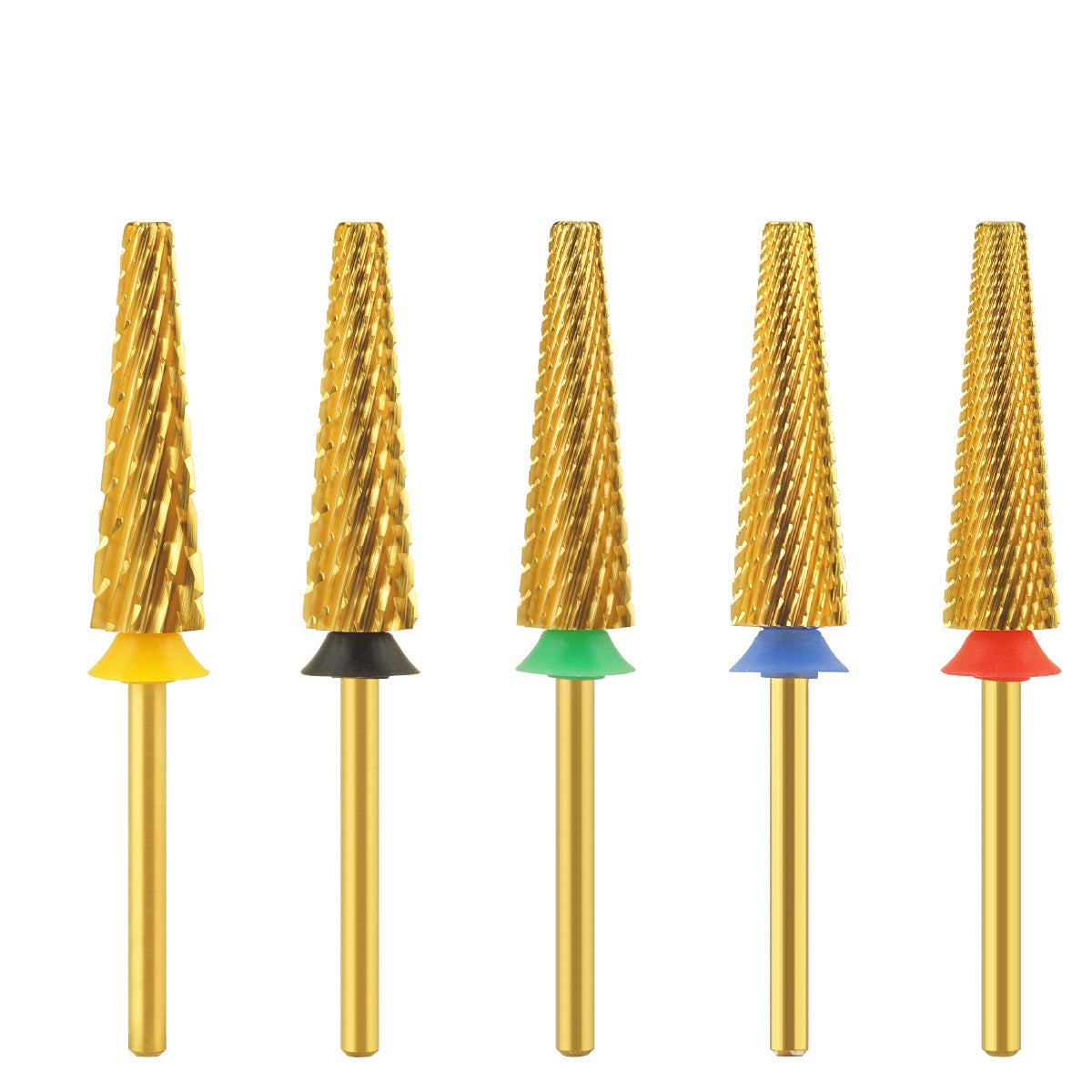 24mm Super Long 5 in 1 Nail Drill Bits, Cross Tapered Carbide Bit, 3/32" Two-way