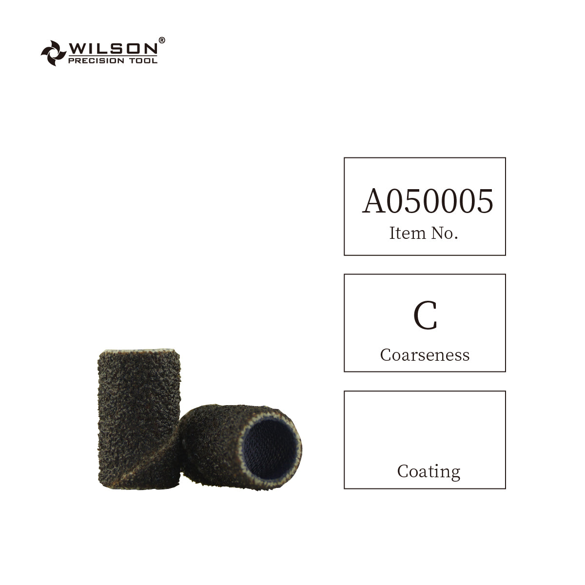 6.6 Sanding Band Mandrel- Stainless Steel & 6.6 sanding band-brown 100/PCS(C-F)