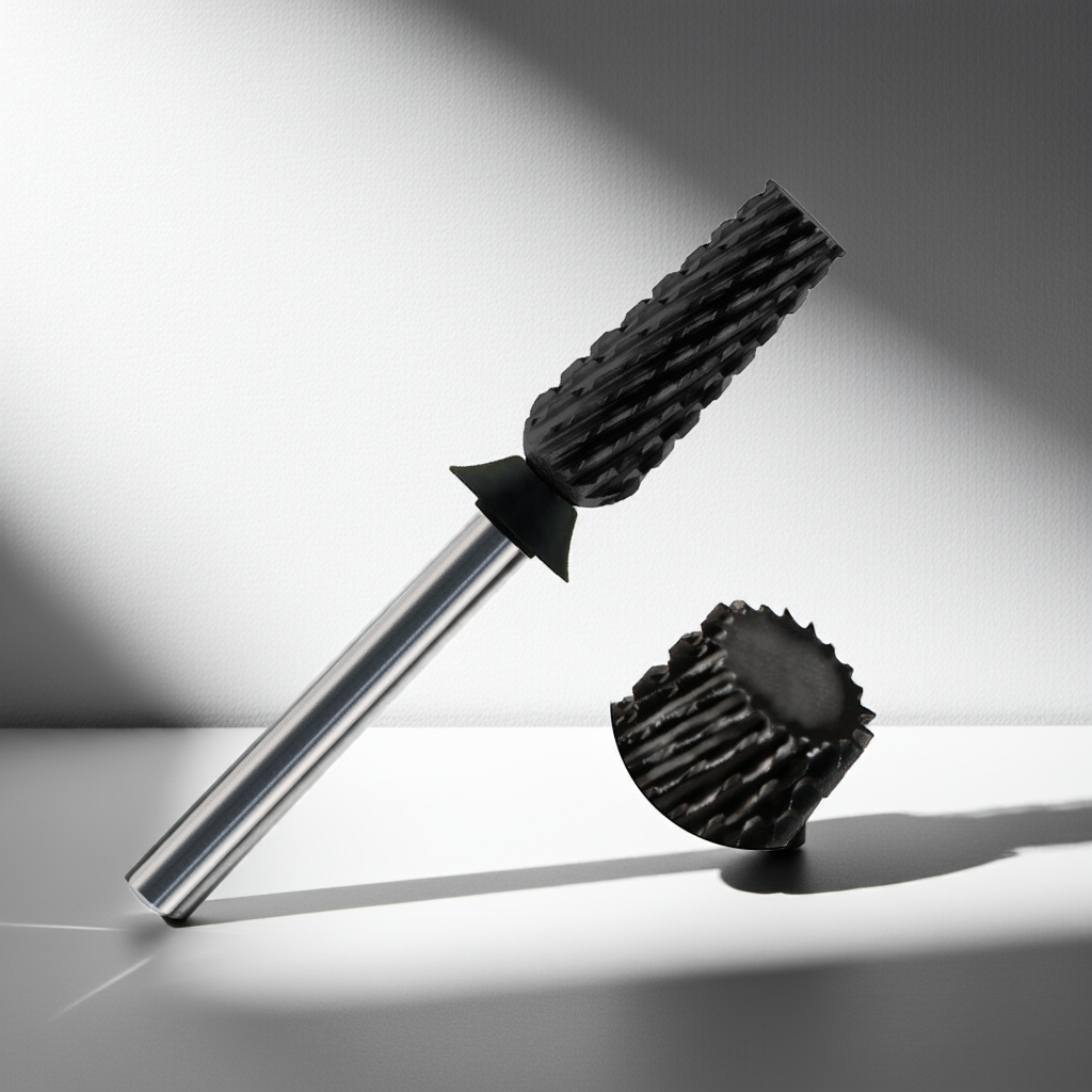3/32" 6.0mm Tapered Barrel DLC Black Carbide Bit (XC - M)