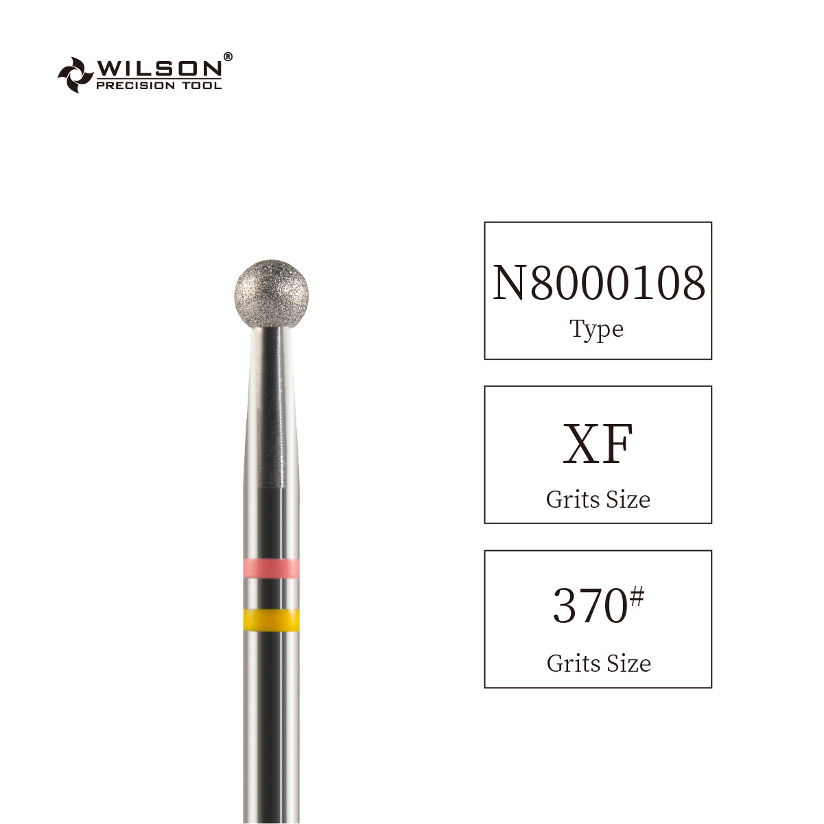 3/32" Natural Diamond Carbide Ball Bit 3.1 ball shape