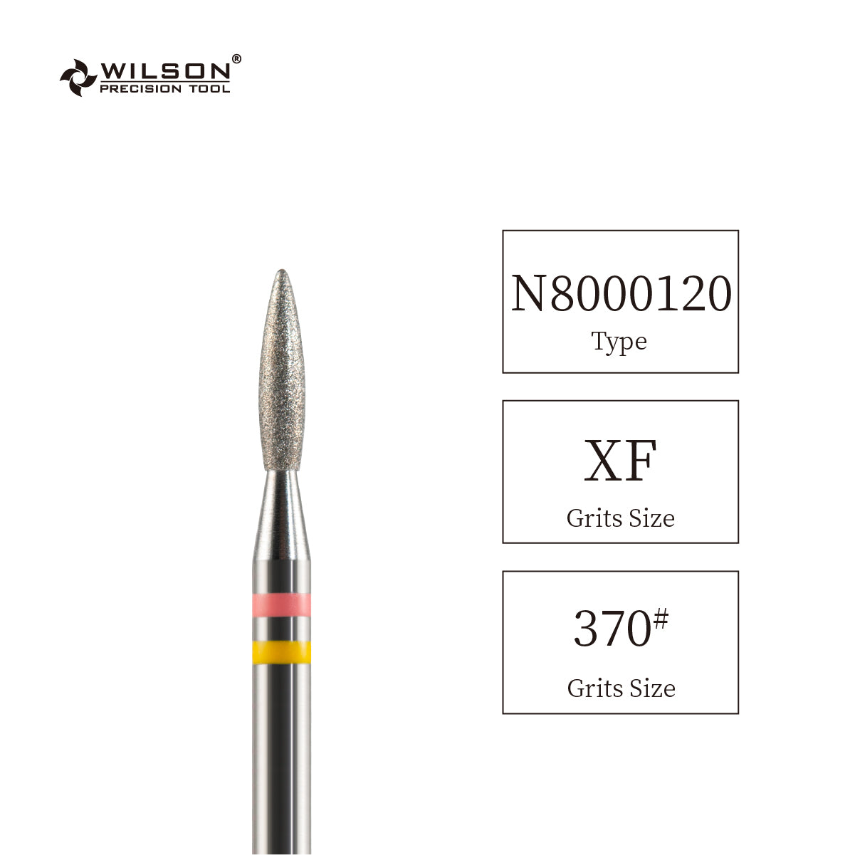 3/32" Natural Diamond Carbide Flame Bit nail bits