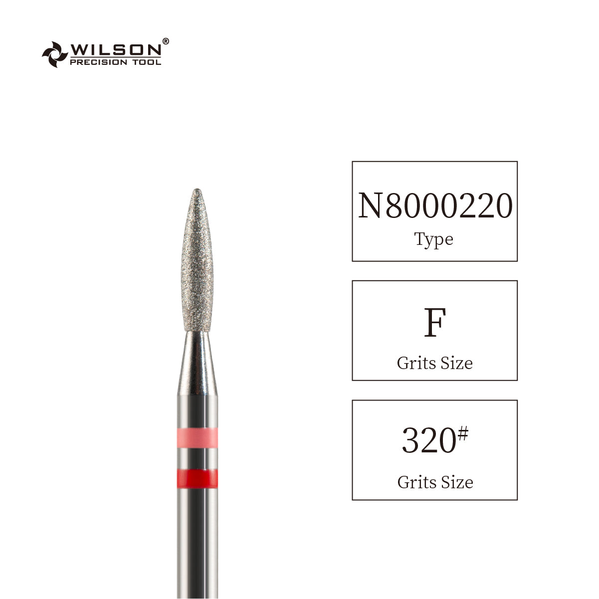 3/32" Natural Diamond Carbide Flame Bit nail bits