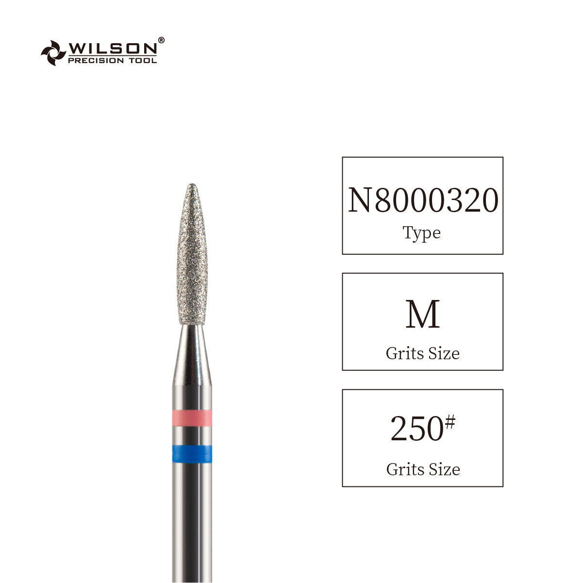 3/32" Natural Diamond Carbide Flame Bit nail bits