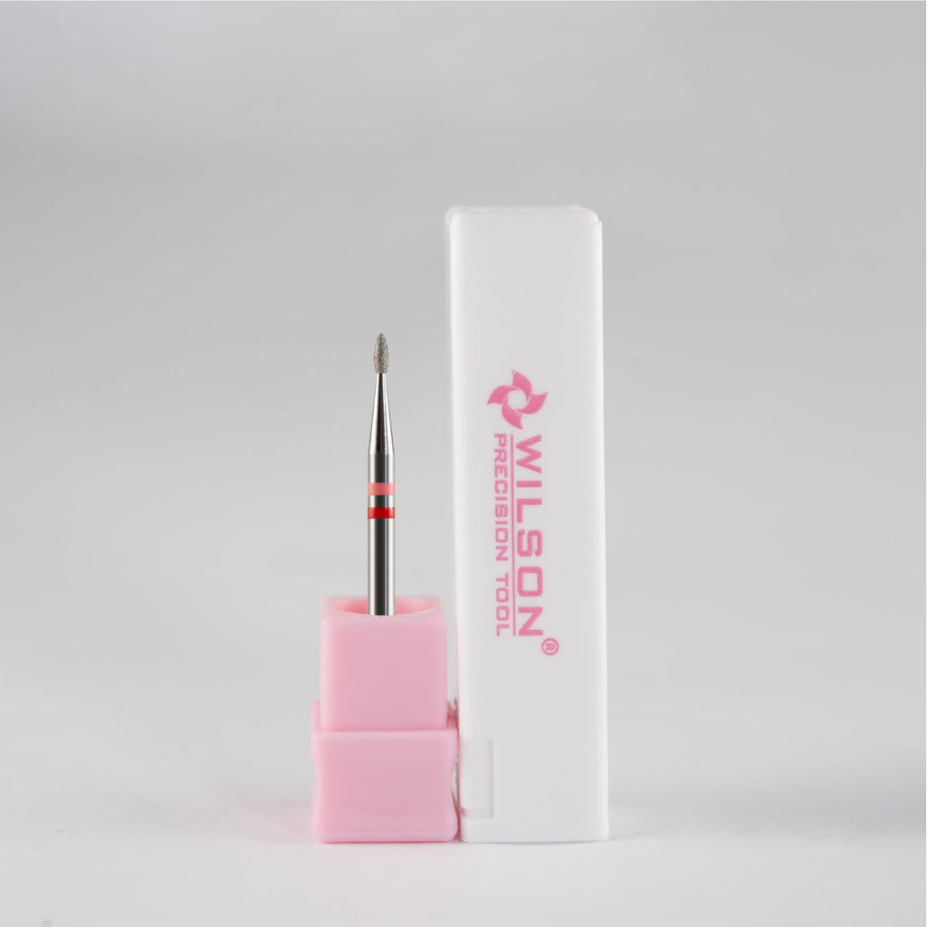 3/32" 1.3mm flame shape Natural Diamond Carbide Nail Bit