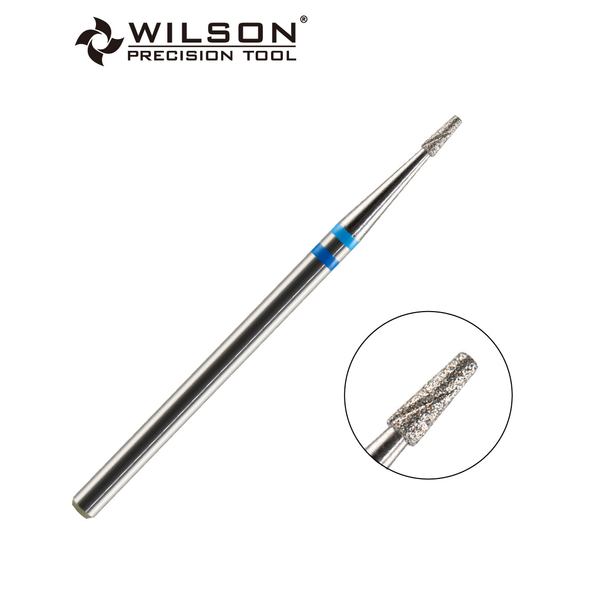 Natural Diamond Nail Drill Bit, Cooling Groove Edition, 1.4 Short Tapered Shape